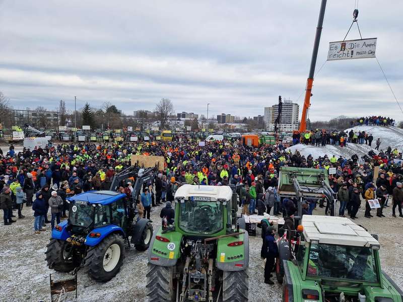 protest rolników w Niemczech
