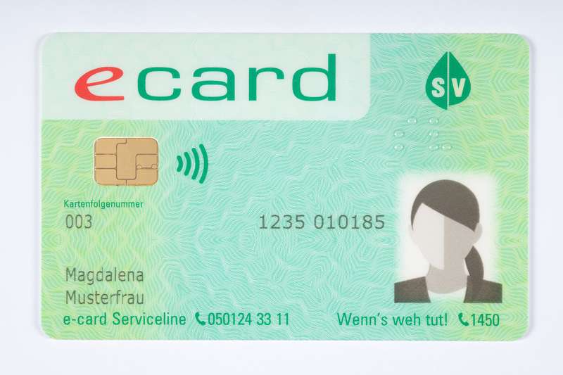 karta e-card, austria, karta ubezpieczenie, w austrii, austriacka