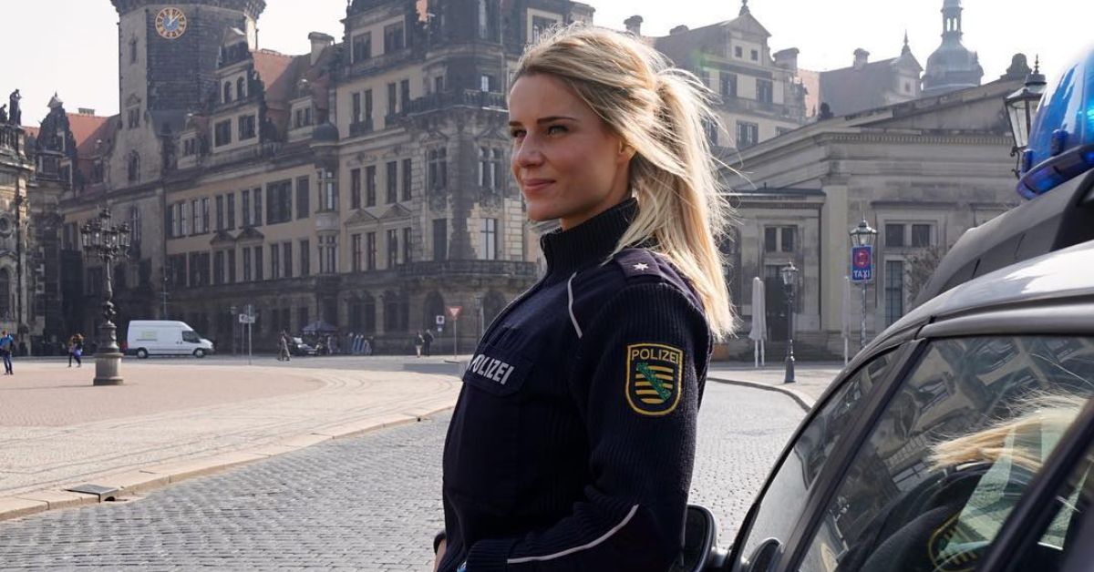 Adrienne Koleszar niemiecka policja, najpiekniejsza policjantka, Blaulichtreport, RTL gwiazda tv, policja niemcy