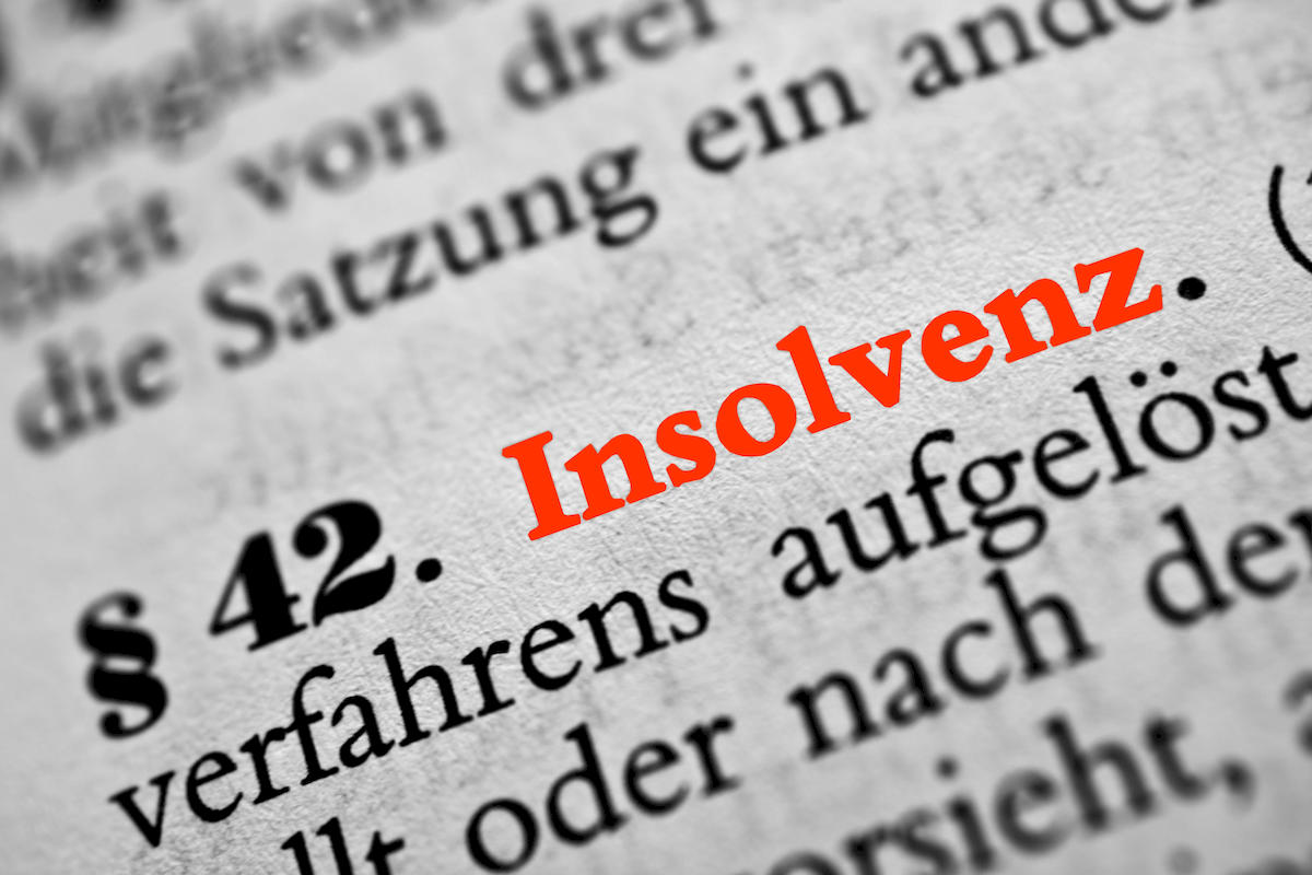 upadłość niewypłacalność bankructwo firma niemcy insolvenz