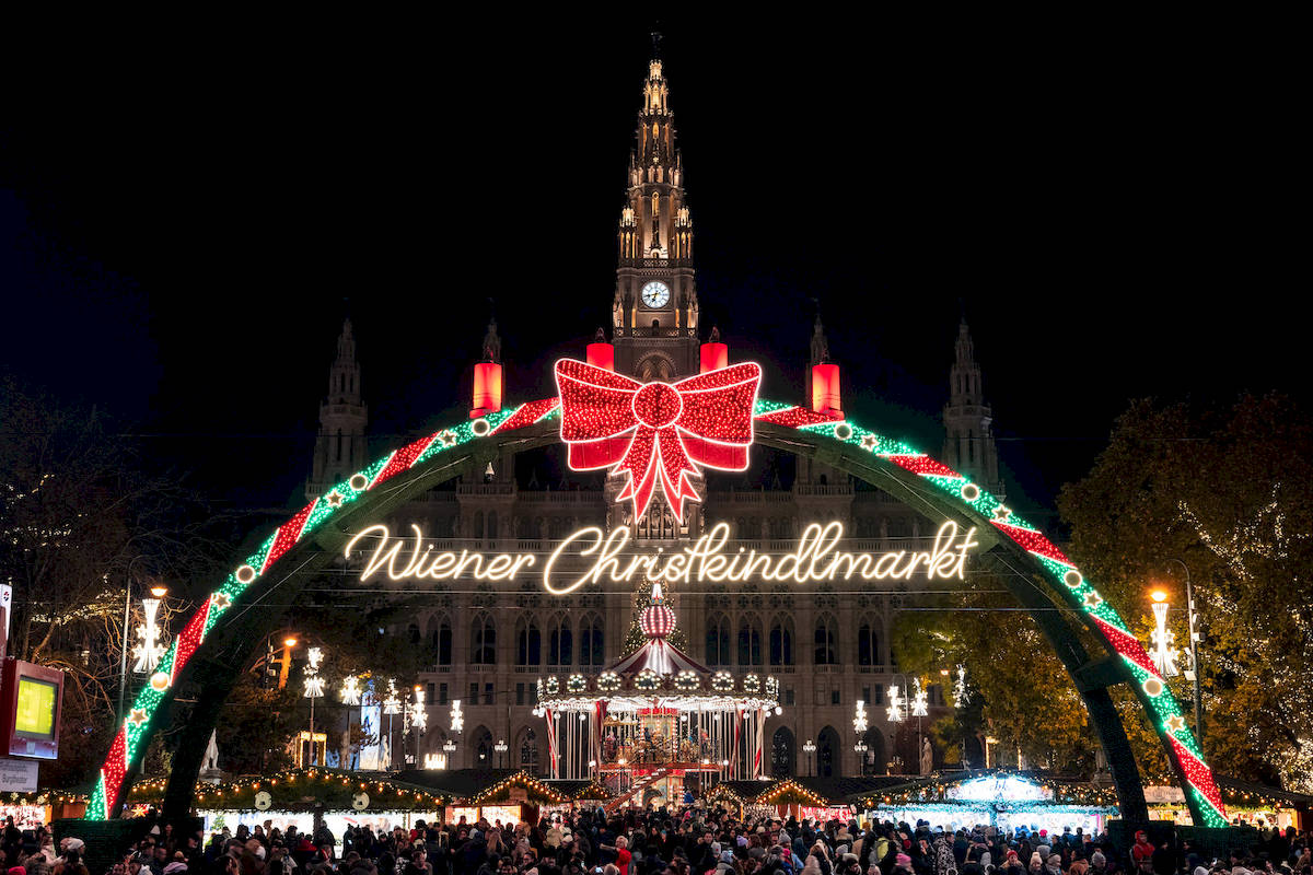 wiedeń, christkindlmarkt