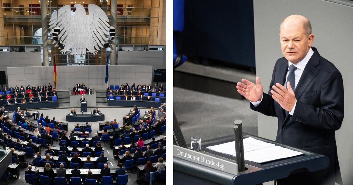 Olaf Scholz, kanclerz niemiec, wotum zaufania, Bundestag, aktualności niemcy