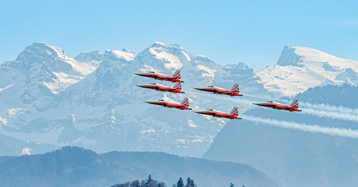 Patrouille Suisse, aktualności szwajcaria, koniec, zespół akrobatyczny, siły powietrzne szwajcarii