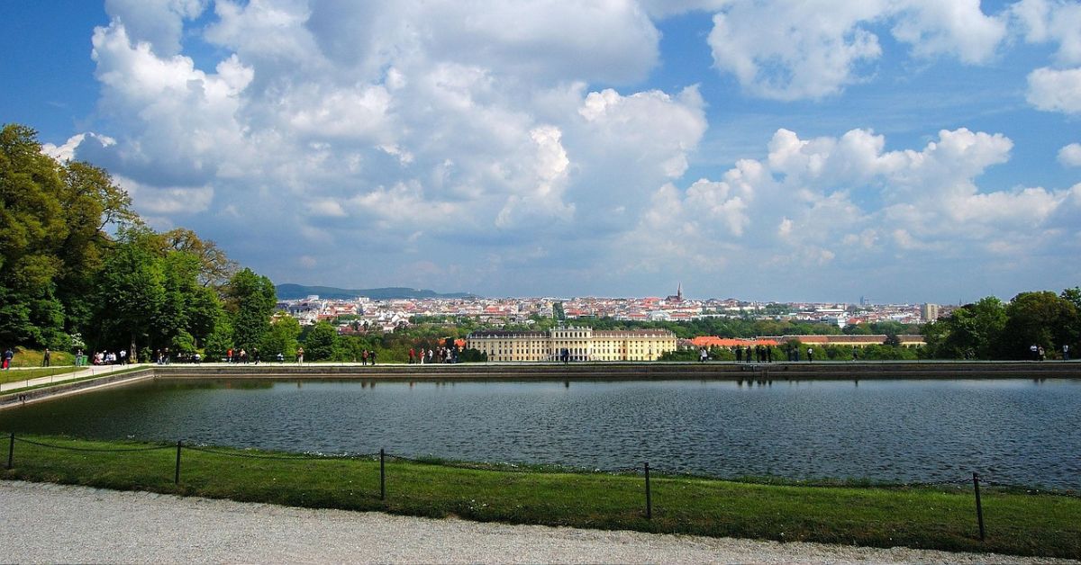 wiedeń, panorama, miasto, austria