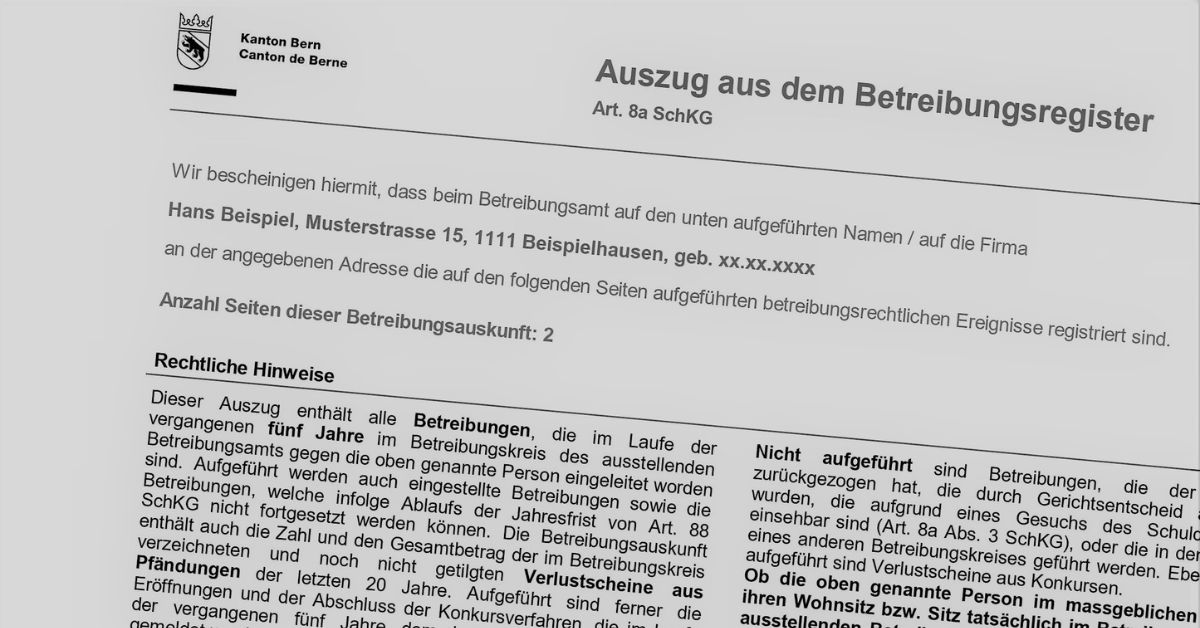 Wyciąg z rejestru komorników, Wyciąg z rejestru komorników szwajcaria, Wyciąg z rejestru komorników w szwajcarii, Betreibungsregisterauszug, szwajcaria, Betreibungsregisterauszug szwajcaria, Betreibungsregisterauszug w szwajcarii, szwajcaria