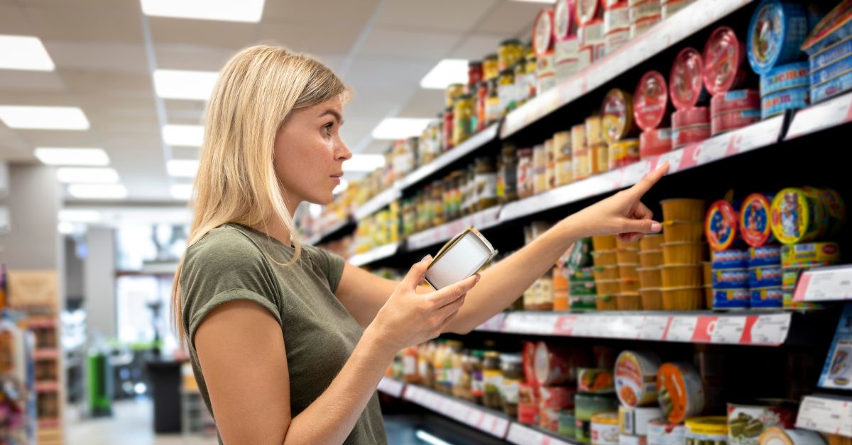 zakupy, supermarket, produkty, ceny, ceny produktów, kobieta