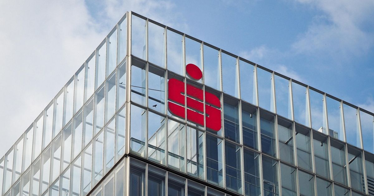 sparkasse, bank, budynek, sparkasse niemcy