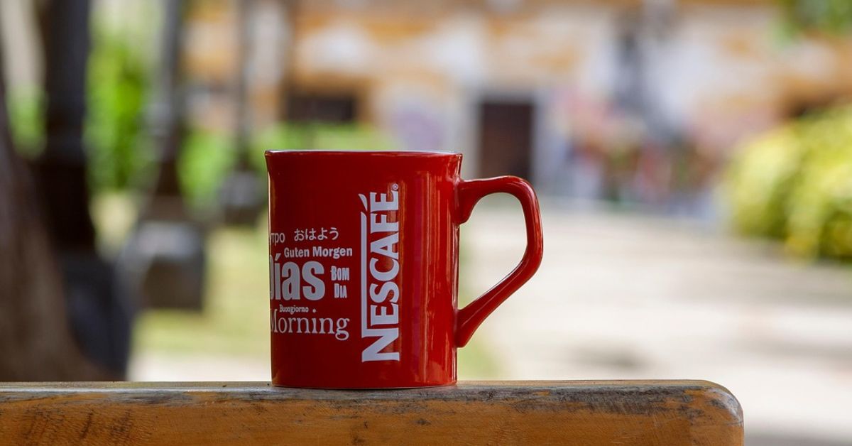 nescafe, kawa, filiżanka,, Nestlé, produkty Nestlé
