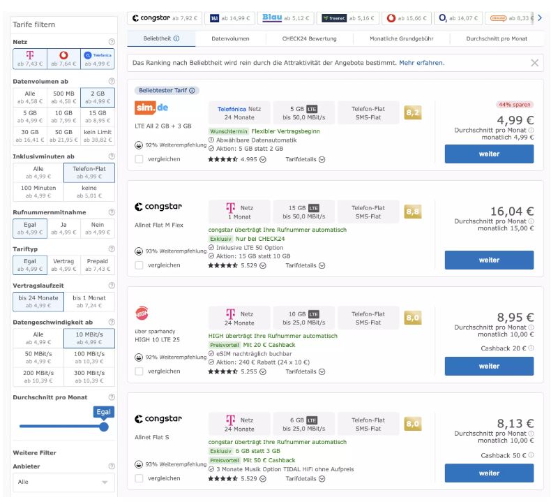 komórka, sieć komórkowa, porównywarka, niemcy, internet mobilny.