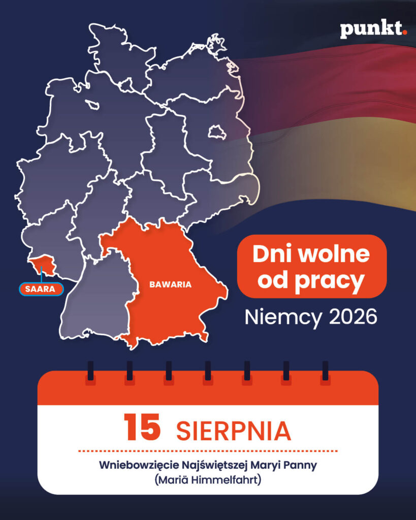 15 sierpnia, wniebowzięcie NMP, niemcy, dzień wolny, święto