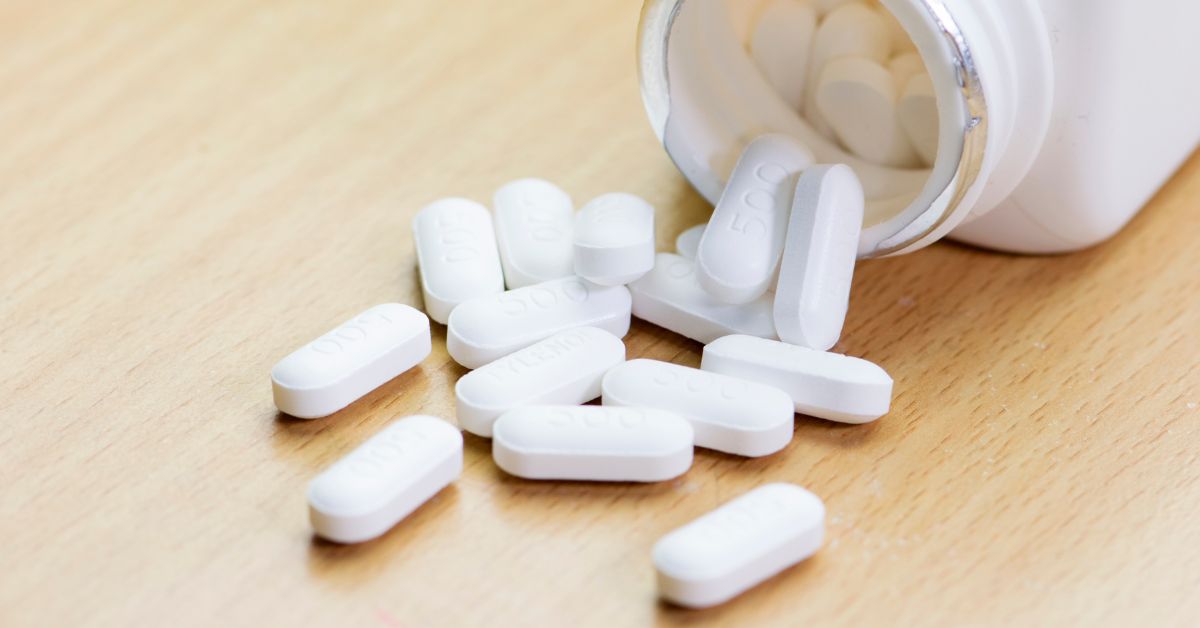 paracetamol, tabletki, leki, lekarstwo, choroba