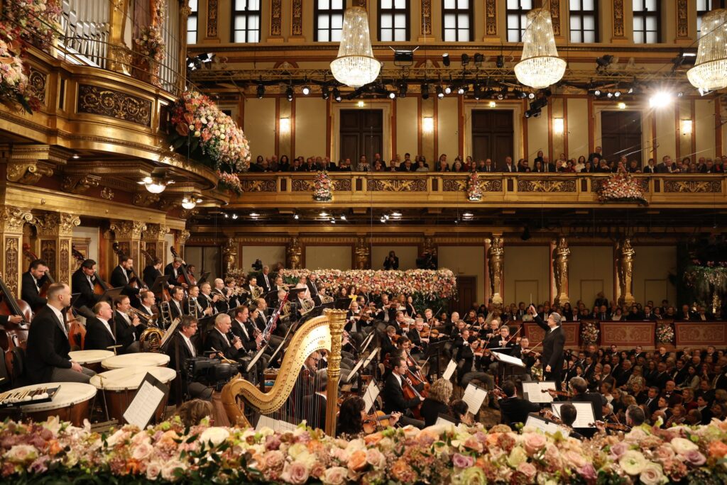 Koncert Noworoczny 2026, Filharmonicy Wiedeńscy, Wiener Philharmoniker, Złota Sala, Goldener Saal, Wiedeń, Koncert Noworoczny, Austria, Koncert Noworoczny Wiedeńskich Filharmoników, 