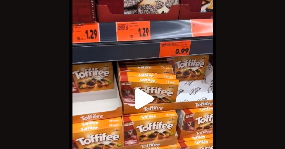 ceny w Niemczech, zakupy w Niemczech, Kaufland Niemcy, Toffifee cena, Niemcy promocje, słodycze Niemcy, różnice cen Polska Niemcy, Tiktok, @polakwde,