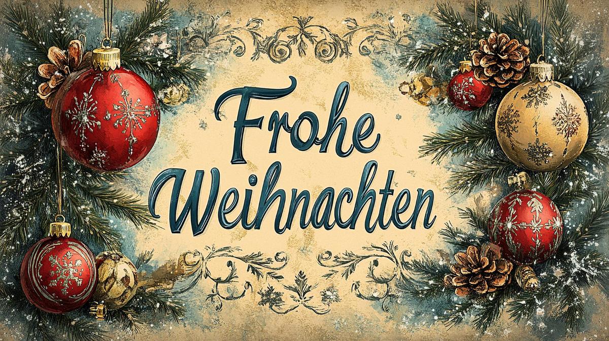 frohe weihnachten, po niemiecku, życzenia, bożonarodzeniowe, świąteczne