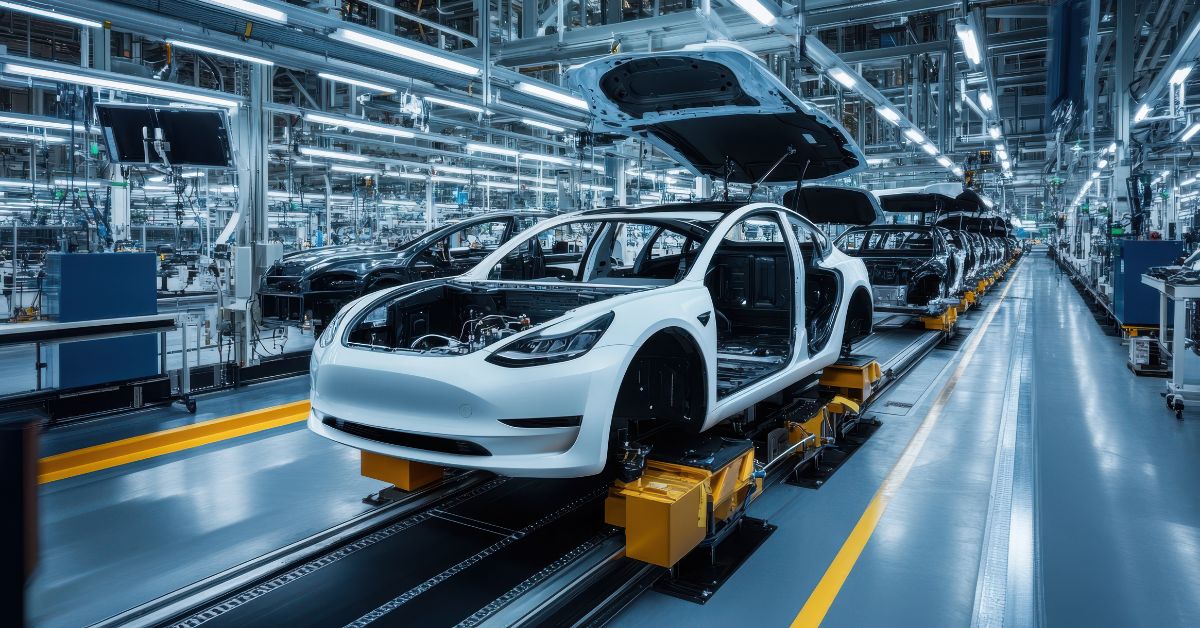Tesla Grünheide, Tesla Niemcy, fabryka Tesli w Grünheide, Tesla Brandenburgia, produkcja Tesli, samochody elektryczne, elektromobilność, inwestycje Tesli, Tesla Europa, produkcja aut elektrycznych, nowe miejsca pracy Niemcy, fabryka pod Berlinem, Tesla 2026, rozbudowa fabryki Tesla,