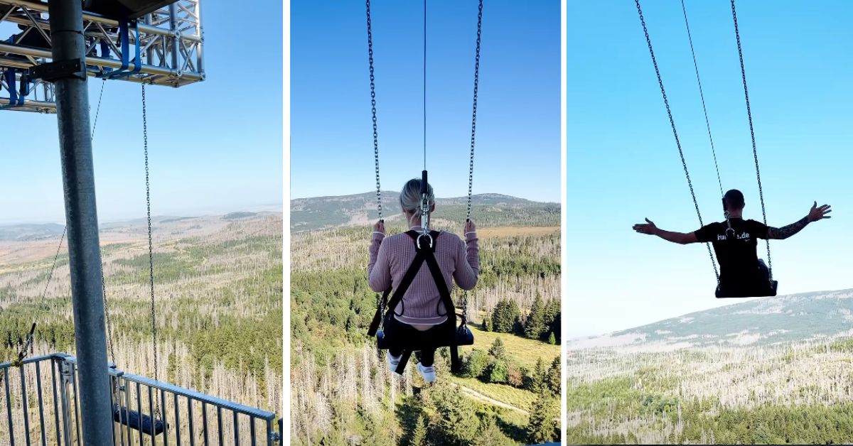 Harzturm, Harzturm Torfhaus, High Swing, huśtawka 65 metrów, huśtawka nad przepaścią, atrakcje w Harzu, Niemcy atrakcje turystyczne, wieża widokowa w Harzu, Brocken, Park Narodowy Harzu, Torfhaus, turystyka w Niemczech, nowa atrakcja w Niemczech, Harz, tragedia na Harzturm, aktualności, aktualności Niemcy,