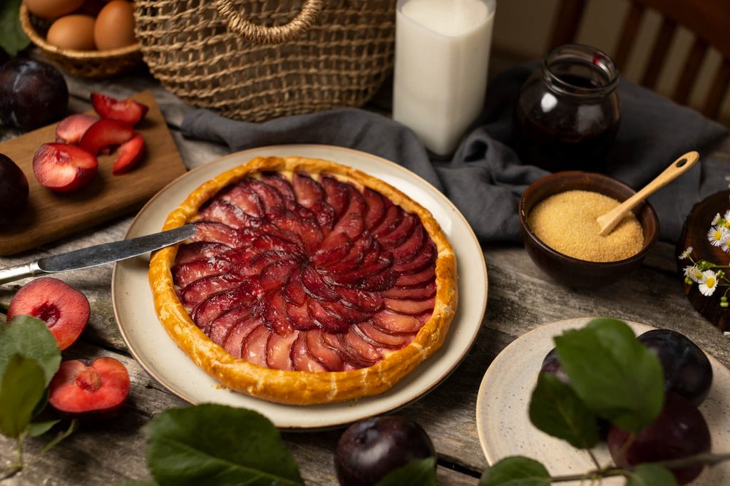 Tarta śliwkowa Gâteau aux prunes na Pokutny Poniedziałek