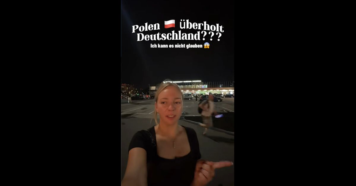 Niemka w Polsce, niemiecka podróżniczka, Patricia TikTok, Patricia htn, Niemka w Warszawie, Warszawa, Polska oczami Niemki, Niemcy o Polsce, Niemcy zachwyceni Polską, turystka z Niemiec, zagraniczni turyści w Polsce, dworzec w Warszawie, czystość w Polsce,
